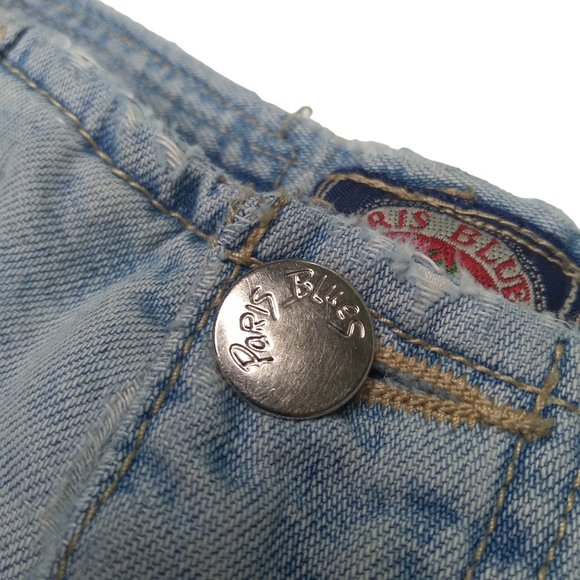 vintage Y2K Paris Blues denim shorts - Picture 4 of 8